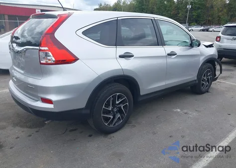 2016 Honda Cr-V Se из США, поврежденный, VIN 2HKRM3H43GH553243